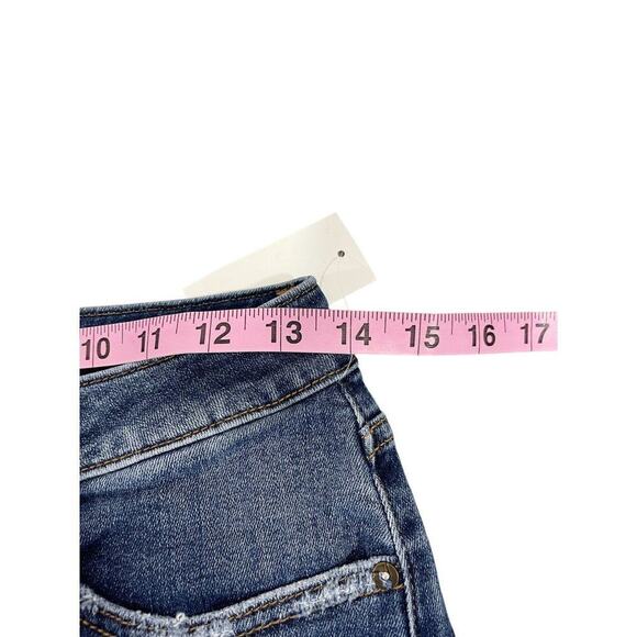 Vigoss Marley Mid Rise Midi Length Denim Shorts Womens 26 New - Picture 6 of 8